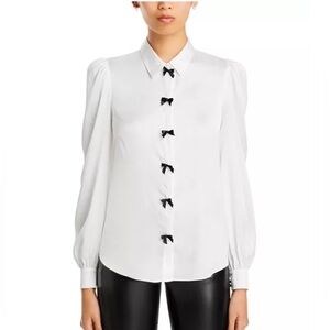 Generation Love Pink Arly Bow Blouse Top